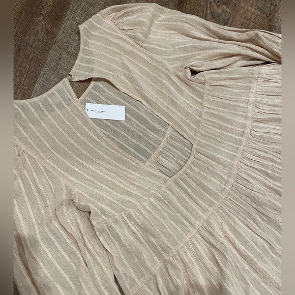 Long Sleeve Flowy Babydoll Top - Picture 6 of 7